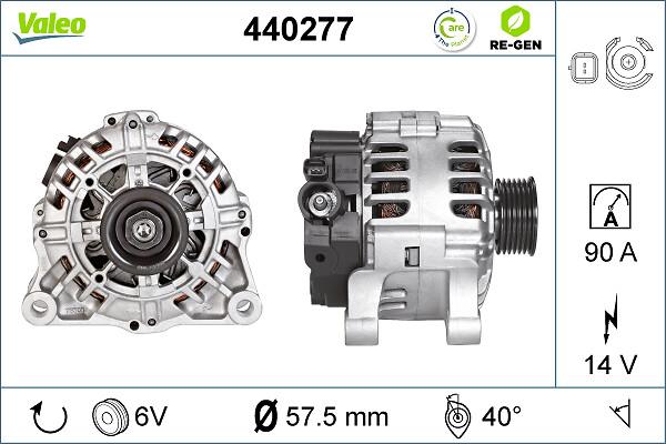 VALEO 440277 - Alternatore www.autoricambi360.it