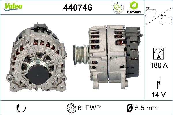Valeo 440746 - Alternatore www.autoricambi360.it