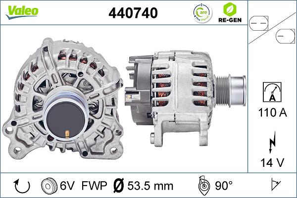 VALEO 440740 - Alternatore www.autoricambi360.it