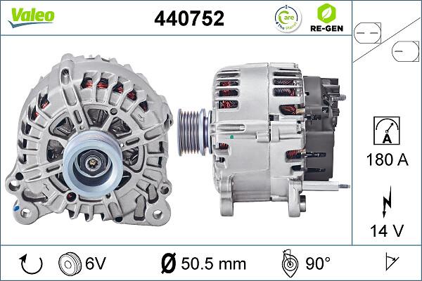 VALEO 440752 - Alternatore www.autoricambi360.it