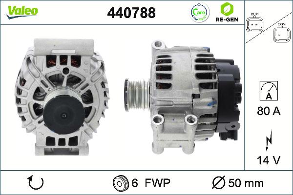 VALEO 440788 - Alternatore www.autoricambi360.it