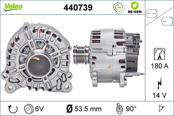 VALEO 440739 - Alternatore www.autoricambi360.it