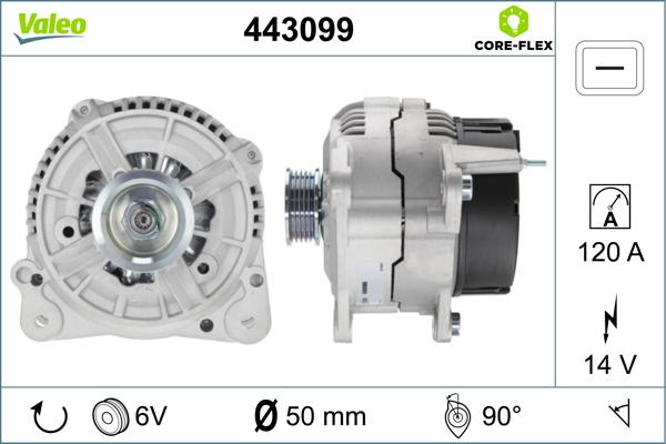 VALEO 443099 - Alternatore www.autoricambi360.it