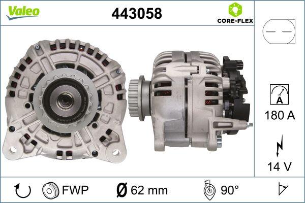 VALEO 443058 - Alternatore www.autoricambi360.it
