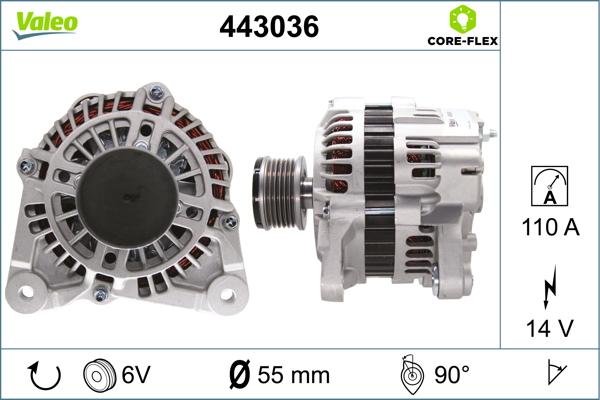 VALEO 443036 - Alternatore www.autoricambi360.it