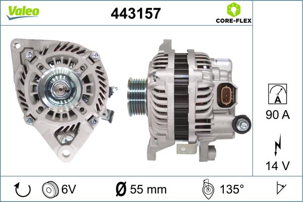 VALEO 443157 - Alternatore www.autoricambi360.it