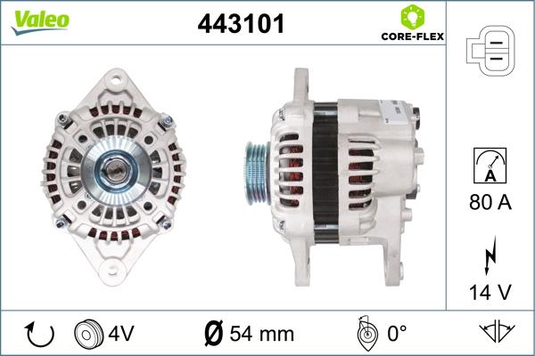 VALEO 443101 - Alternatore www.autoricambi360.it