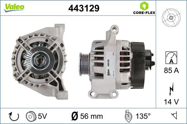 VALEO 443129 - Alternatore www.autoricambi360.it