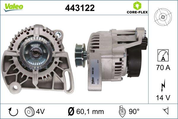 VALEO 443122 - Alternatore www.autoricambi360.it