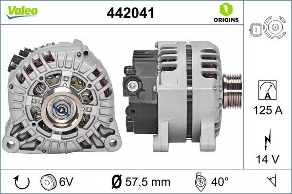 VALEO 442041 - Alternatore www.autoricambi360.it