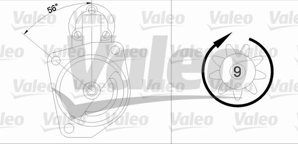VALEO 455685 - Motorino d'avviamento www.autoricambi360.it