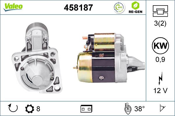 VALEO 458187 - Motorino d'avviamento www.autoricambi360.it