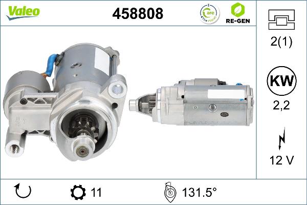 VALEO 458808 - Motorino d'avviamento www.autoricambi360.it