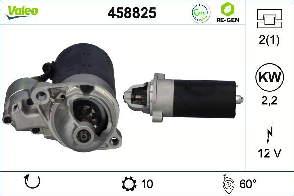 VALEO 458825 - Motorino d'avviamento www.autoricambi360.it