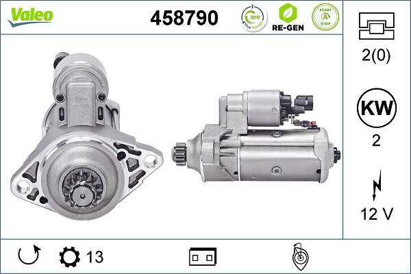 VALEO 458790 - Motorino d'avviamento www.autoricambi360.it