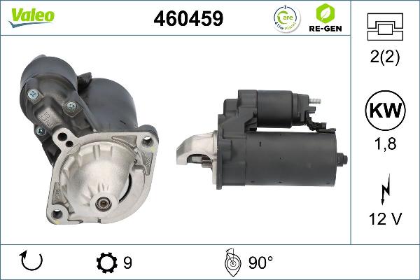 VALEO 460459 - Motorino d'avviamento www.autoricambi360.it