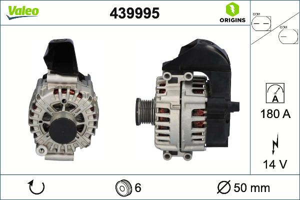 VALEO 439995 - Alternatore www.autoricambi360.it