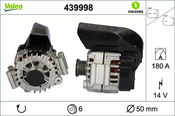 VALEO 439998 - Alternatore www.autoricambi360.it