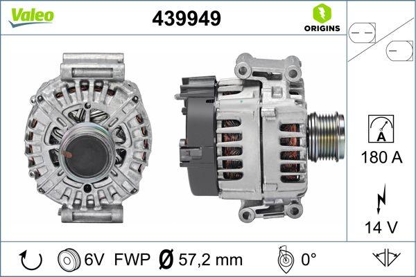 VALEO 439949 - Alternatore www.autoricambi360.it