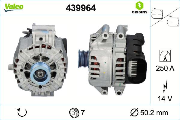 VALEO 439964 - Alternatore www.autoricambi360.it
