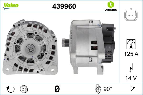 VALEO 439960 - Alternatore www.autoricambi360.it
