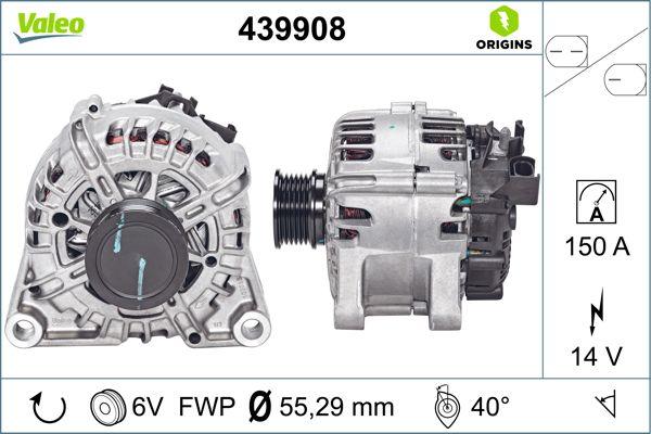 VALEO 439908 - Alternatore www.autoricambi360.it