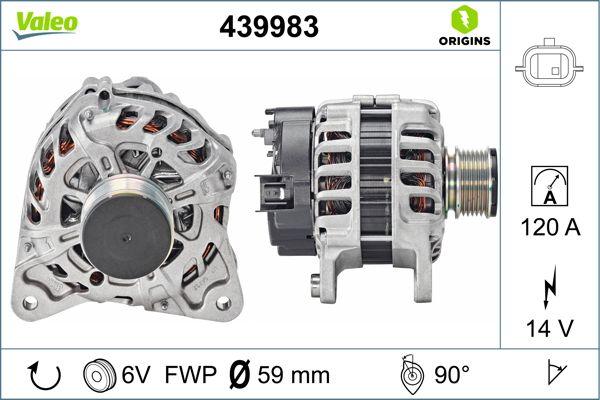 VALEO 439983 - Alternatore www.autoricambi360.it