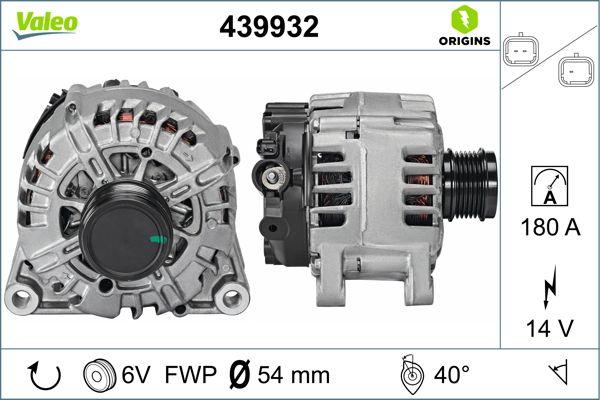 VALEO 439932 - Alternatore www.autoricambi360.it