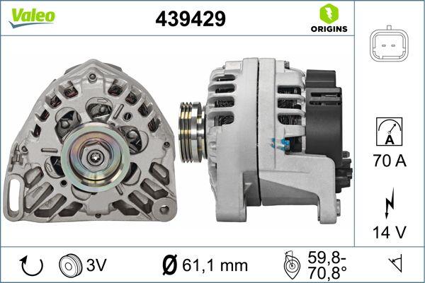 VALEO 439429 - Alternatore www.autoricambi360.it