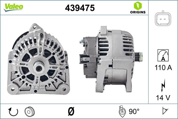 VALEO 439475 - Alternatore www.autoricambi360.it