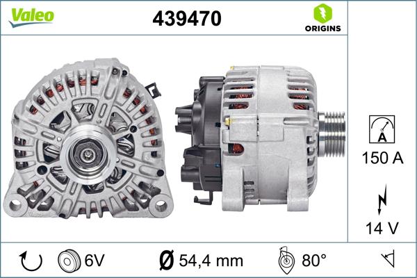 Valeo 439470 - Alternatore www.autoricambi360.it