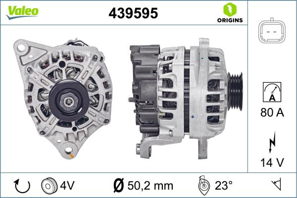 VALEO 439595 - Alternatore www.autoricambi360.it