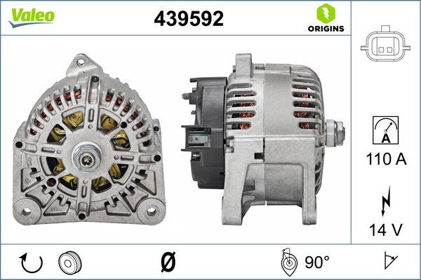 VALEO 439592 - Alternatore www.autoricambi360.it