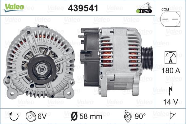 VALEO 439541 - Alternatore www.autoricambi360.it