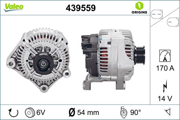 VALEO 439559 - Alternatore www.autoricambi360.it