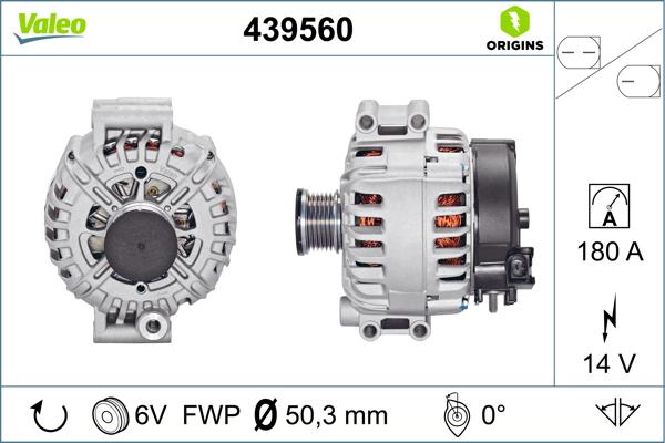Valeo 439560 - Alternatore www.autoricambi360.it