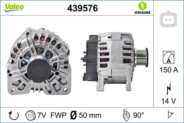 VALEO 439576 - Alternatore www.autoricambi360.it