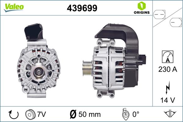 VALEO 439699 - Alternatore www.autoricambi360.it
