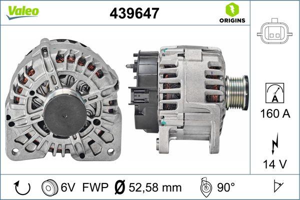 VALEO 439647 - Alternatore www.autoricambi360.it