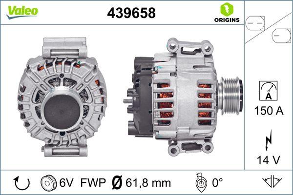 VALEO 439658 - Alternatore www.autoricambi360.it
