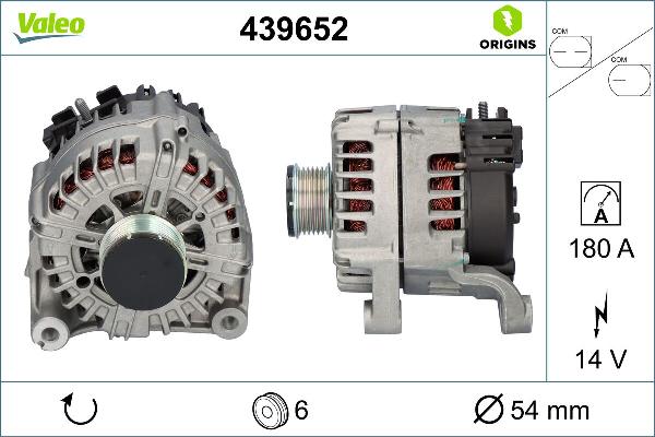 VALEO 439652 - Alternatore www.autoricambi360.it