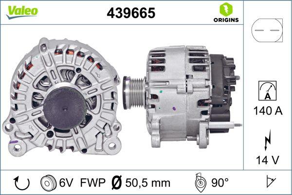 VALEO 439665 - Alternatore www.autoricambi360.it