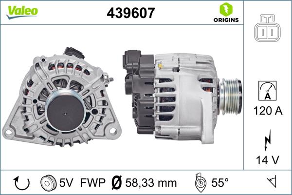 Valeo 439 607 - Alternatore www.autoricambi360.it