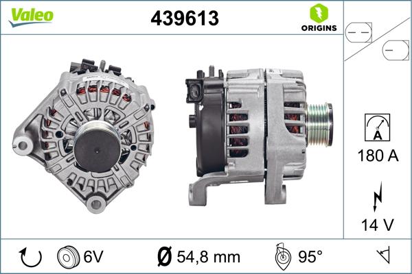 VALEO 439613 - Alternatore www.autoricambi360.it