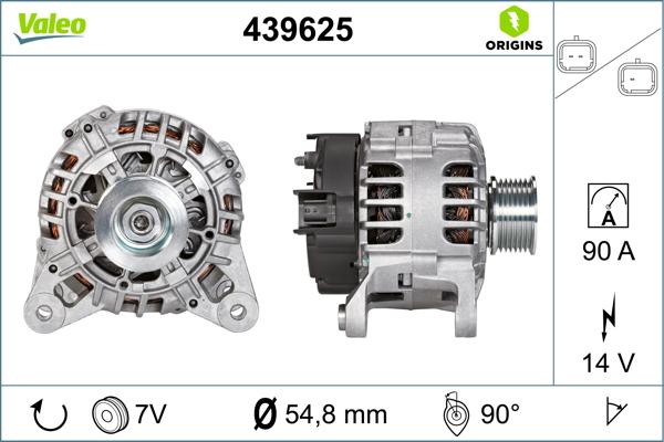 Valeo 439625 - Alternatore www.autoricambi360.it