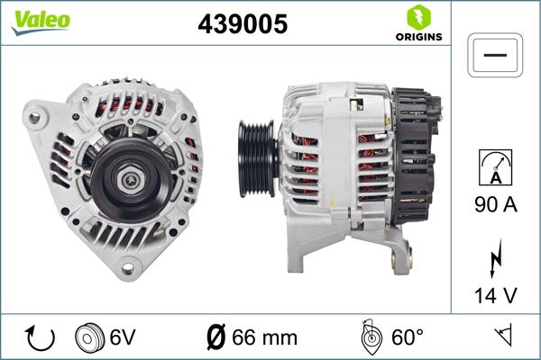 Valeo 439005 - Alternatore www.autoricambi360.it