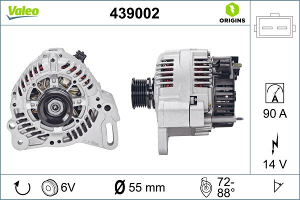VALEO 439002 - Alternatore www.autoricambi360.it