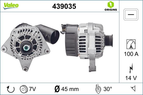 VALEO 439035 - Alternatore www.autoricambi360.it