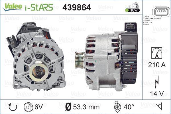 Valeo 439864 - Alternatore www.autoricambi360.it