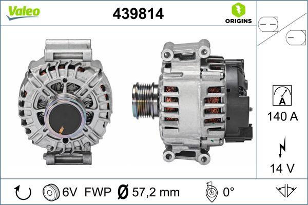 VALEO 439814 - Alternatore www.autoricambi360.it